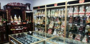 永恒通货架厂鲜花礼品钛合金精品货架 小商品货架 仓储库房货架